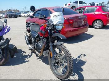  Salvage Royal Enfield Motors Himalayan