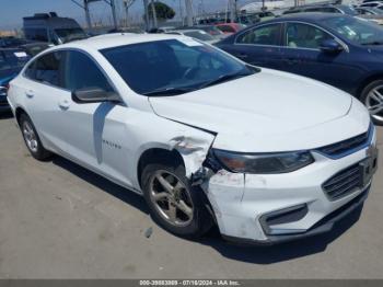  Salvage Chevrolet Malibu