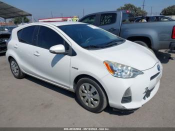  Salvage Toyota Prius c