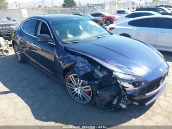  Salvage Maserati Ghibli