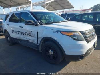  Salvage Ford Utility Police Intercepto