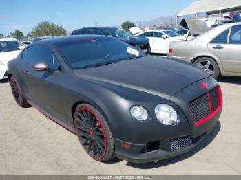  Salvage Bentley Continental Gt