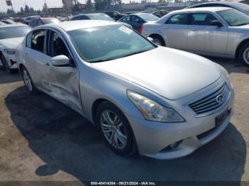  Salvage INFINITI G37