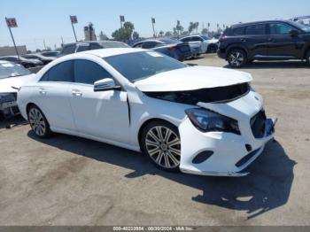  Salvage Mercedes-Benz Cla-class