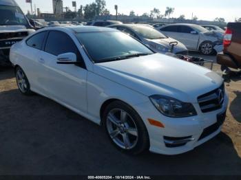  Salvage Mercedes-Benz C-Class