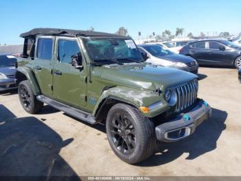  Salvage Jeep Wrangler