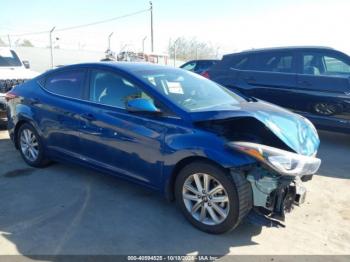  Salvage Hyundai ELANTRA