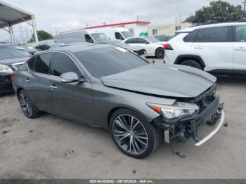  Salvage INFINITI Q50