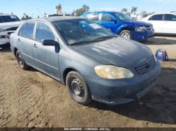  Salvage Toyota Corolla