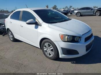  Salvage Chevrolet Sonic