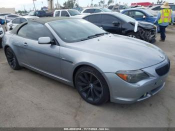  Salvage BMW 6 Series