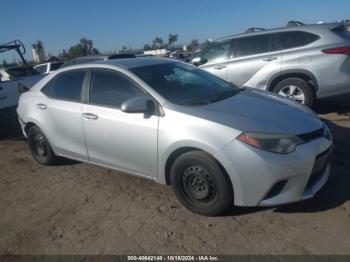  Salvage Toyota Corolla