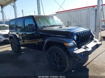  Salvage Jeep Wrangler