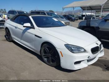  Salvage BMW 6 Series