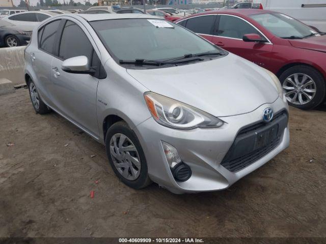  Salvage Toyota Prius c