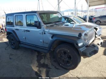  Salvage Jeep Wrangler