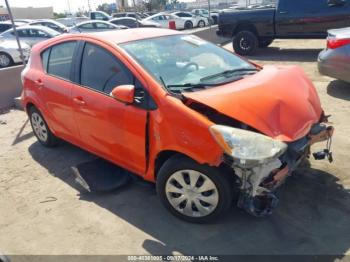  Salvage Toyota Prius c