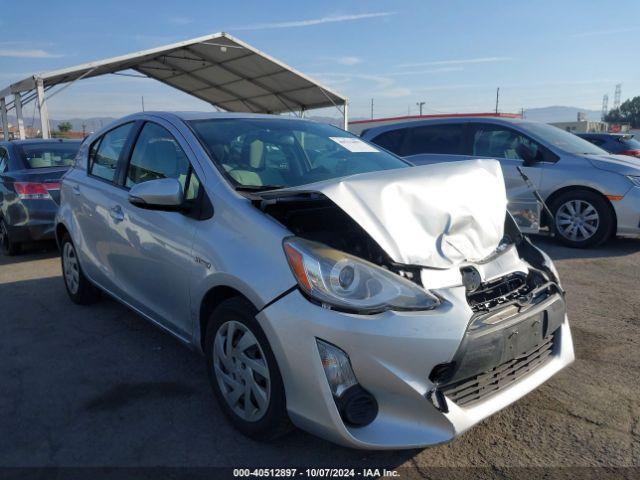  Salvage Toyota Prius c