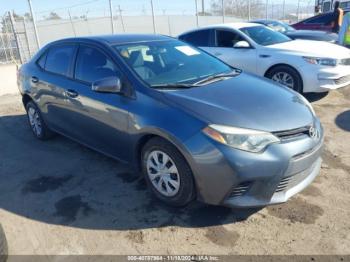  Salvage Toyota Corolla