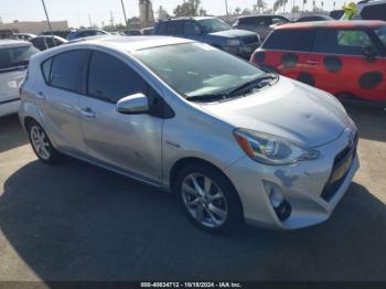  Salvage Toyota Prius c