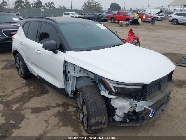  Salvage Volvo Xc40 Recharge Pure Electr