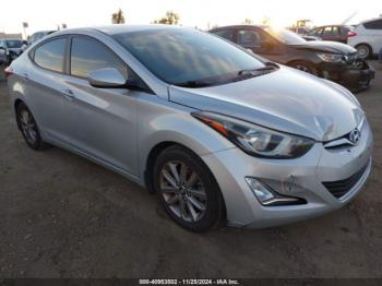  Salvage Hyundai ELANTRA