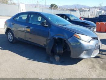  Salvage Toyota Corolla