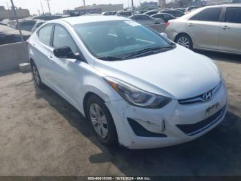  Salvage Hyundai ELANTRA