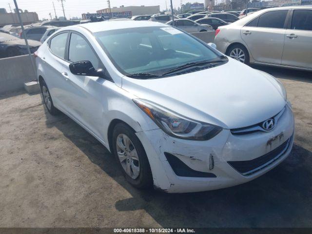  Salvage Hyundai ELANTRA