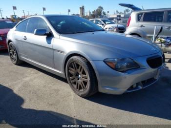  Salvage BMW 6 Series