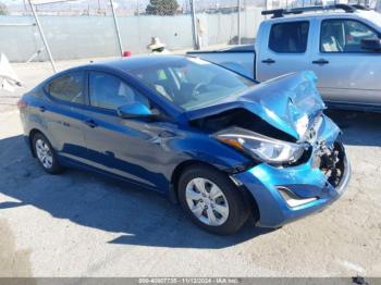  Salvage Hyundai ELANTRA