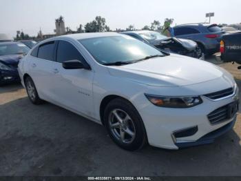  Salvage Chevrolet Malibu