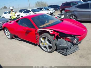  Salvage Ferrari 458 Italia