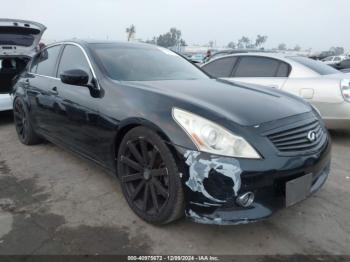  Salvage INFINITI G37