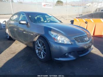  Salvage INFINITI G37