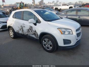  Salvage Chevrolet Trax