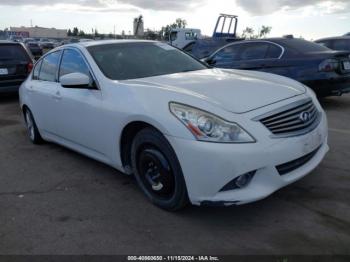  Salvage INFINITI G37