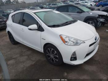  Salvage Toyota Prius c