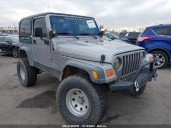  Salvage Jeep Wrangler