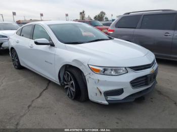  Salvage Chevrolet Malibu