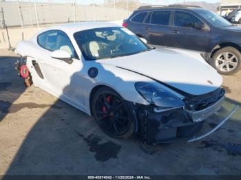  Salvage Porsche 718 Cayman