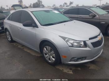  Salvage Chevrolet Cruze