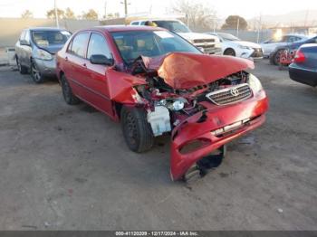  Salvage Toyota Corolla