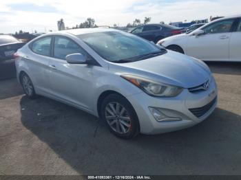  Salvage Hyundai ELANTRA