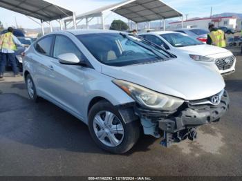  Salvage Hyundai ELANTRA