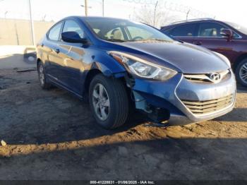  Salvage Hyundai ELANTRA