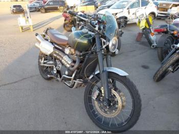  Salvage Triumph Motorcycle Scrambler