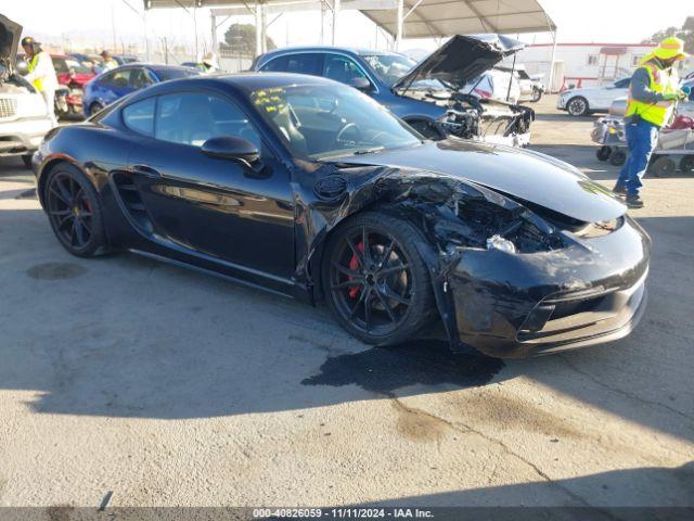  Salvage Porsche 718 Cayman