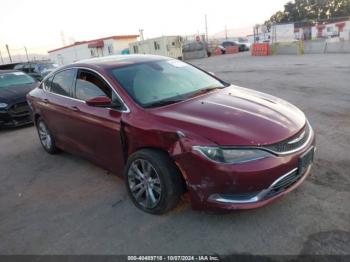  Salvage Chrysler 200