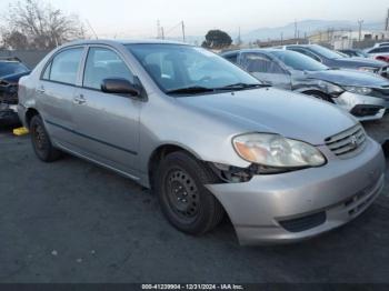  Salvage Toyota Corolla